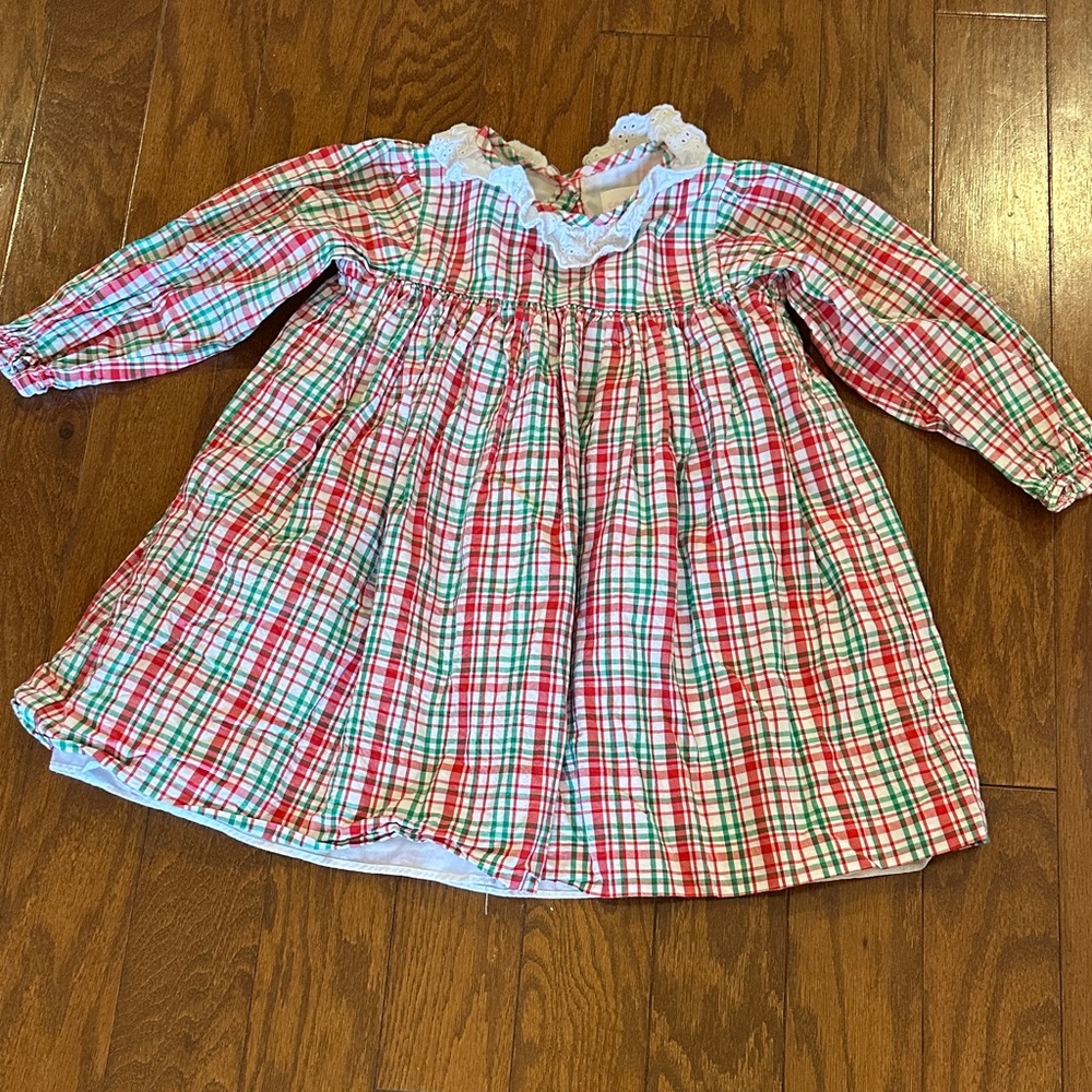Cecil and Lou Christmas Dress. Size 3T. EUC. Needs steamed.